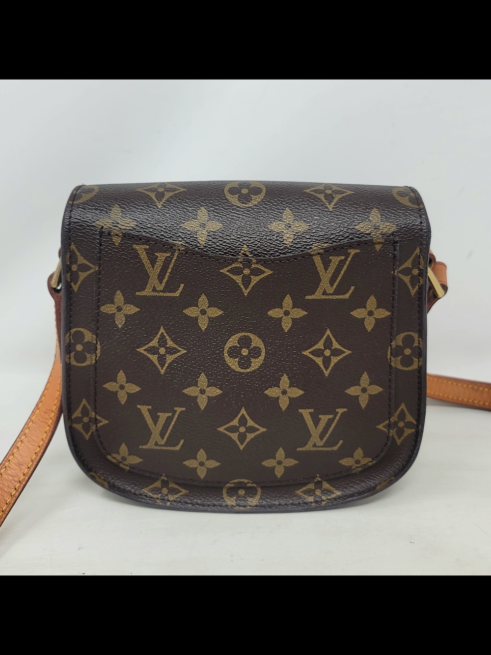 Louis Vuitton Saint Cloud PM Monogram Leather Crossbody Hand Bag Authentic - Picture 4 of 15